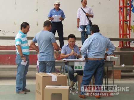 1425 Jurados de Votación en Yopal para las elecciones de Presidente de la República