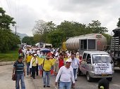 Maestros y sindicalistas participaron de la marcha del día del trabajo en Yopal