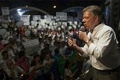Presidente Santos anunció &#8220;Mega Obras&#8221; para  el Meta en visita de campaña a Villavicencio 