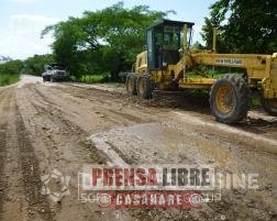 Banco de Maquinaria de la Gobernación adelanta mantenimiento a las vías La Nevera&#8211;San Luis de Palenque y Hato Corozal&#8211;Puerto Colombia