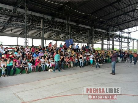 Familias de red unidos en Aguazul se integraron el fin de semana