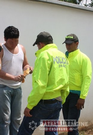 Gaula de la policía capturó a un extorsionista en Paz de Ariporo