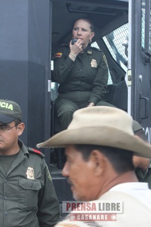 Coronel Lucia Cristina Vanegas Tarazona, fue ratificada en el Comando de la Policía Casanare