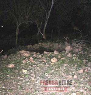ELN activó explosivo en sector rural de Arauca