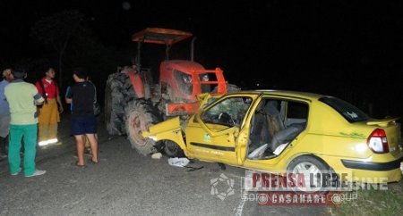Accidentes de Tránsito en Pore dejaron 5 personas lesionadas