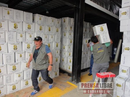 UNGRD envió ayudas humanitarias para damnificados por el invierno en Casanare