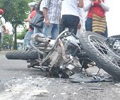 Policías en moto se vieron involucrados en accidente en Tauramena