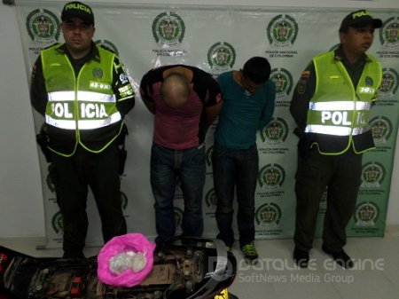 Policía capturó a expendedores de alucinogenos que portaban 314 dosis de base de cocaína