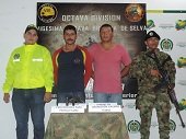 En Vichada fueron capturados presuntos integrantes de las redes de apoyo al terrorismo de las Farc 