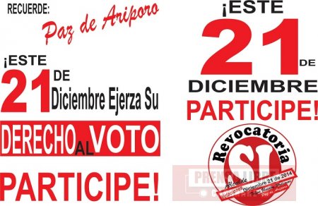 Denuncian presuntas maniobras para impedir que se vote la Revocatoria del Alcalde de Paz de Ariporo