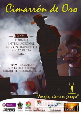 En Yopal Torneo Internacional de contrapunteo y voz recia "Cimarrón de Oro"