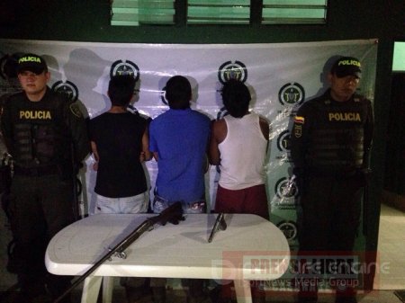 La policía capturó 17 personas durante el fin de semana en Casanare  