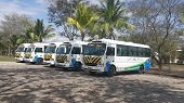 Equión entrega 5 buses para el transporte escolar de Yopal
