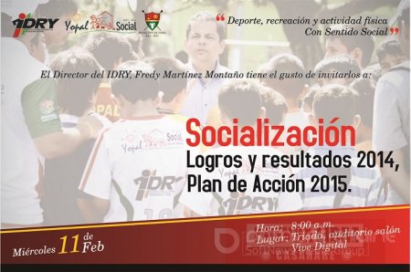 IDRY socializa trabajo realizado en el 2014 y el Plan de Acción del 2015