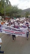Aguazuleños marcharon solicitando que no quede impune muerte de jóvenes en accidente