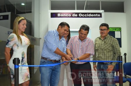Enerca inauguró cajero del Banco de Occidente para mejorar servicio de recaudo