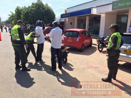 15 personas fueron capturadas en flagrancia y 1 más  por orden judicial durante la Semana Santa en Casanare