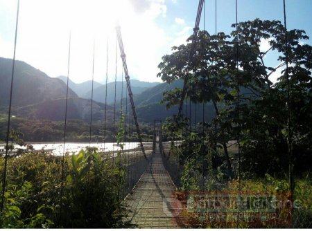 Colapso puente colgante en Támara. Tres personas heridas
