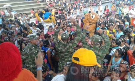 Décima Sexta Brigada celebró en los municipios de Casanare el día del niño