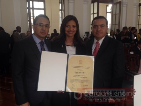 Gestora social de Tauramena recibió Orden al Mérito de Gestión Social 