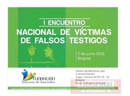 En encuentro nacional de victimas de falsos testigos se pedirá revisión de los casos del Patón Jiménez y Flaminio Cocinero 