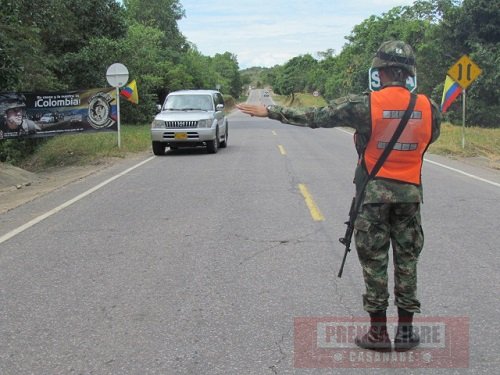 Operativos en carreteras de Casanare durante el puente festivo
