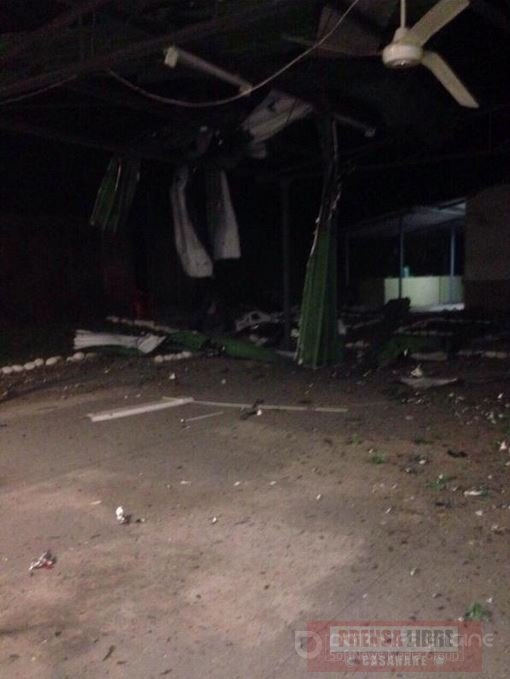 Base militar en Saravena - Arauca fue atacada con explosivos 