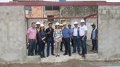Viceministra de Cultura destacó avance de la construcción de la biblioteca pública de Aguazul