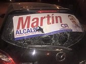 Atentado contra vehículo de la esposa del candidato a la Alcaldía de Aguazul Martín Pérez