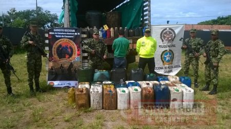 Ejército incautó combustible ilegal en Paz de Ariporo