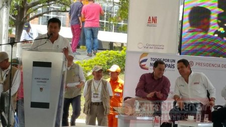 Vargas Lleras firmó en Casanare acta de inicio de la Autopista Villavicencio-Yopal