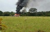 Se accidentó helicóptero de la Policía en Puerto Gaitán
