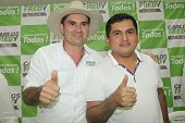 Camilo Andrés Abril Jaimes  declinó su aspiración a la  alcaldía  y se unió a Carlos Fredy Mejía