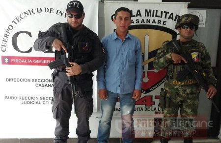 Capturado en Yopal ex integrante de  las Autodefensas de Casanare  sindicado de secuestro