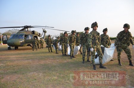 En operaciones militares en Arauca dados de baja siete integrantes del ELN
