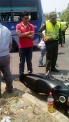 Joven motociclista falleció en accidente de tránsito en Yopal. No llevaba abrochado casco de protección