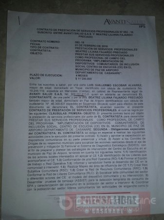 Psicóloga denunció explotación laboral de Avanti Salud S.A.S. en contrato con la Gobernación de Casanare