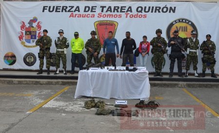 En Arauca Ejército Nacional capturó cabecillas del ELN