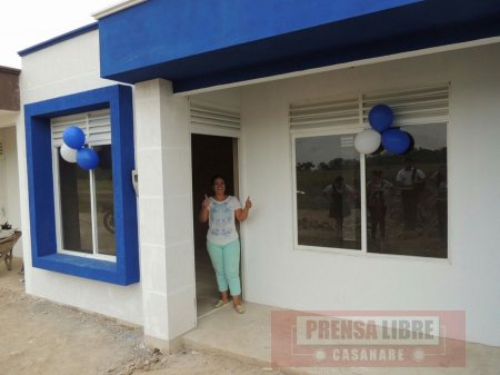 Mejoramientos de vivienda para 14 personas con discapacidad entregó Gobernación en Aguazul