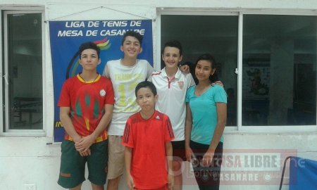 Deportistas casanareños participan esta semana en Campeonato Nacional de Tenis de Mesa en Villavicencio