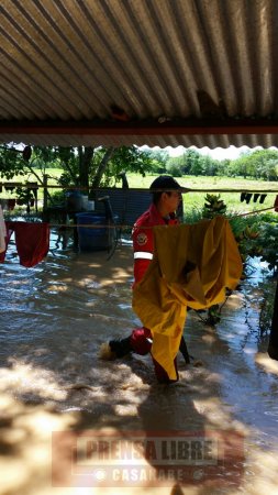 Más de 450 familias afectadas por inundaciones en Paz de Ariporo