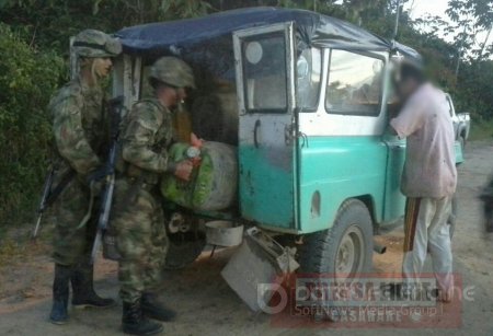 Gasolina de contrabando incautó el Ejército en Arauca