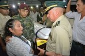 Con honores militares Sabanalarga despidió al sargento Mauricio Fernández Rincón  