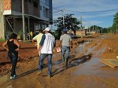 Inspección a obras de alcantarillado pluvial y pavimentación del Núcleo Urbano 2 de Yopal