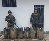 Ejército incautó en Puerto Rondón combustible ilegal del ELN