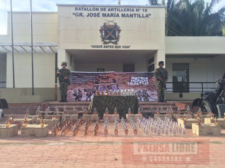 Más de 800 unidades de licor adulterado incautó el Ejército en Arauca