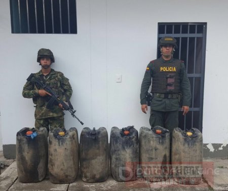 Ejército incautó en Puerto Rondón combustible ilegal del ELN
