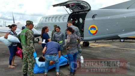 Grupo Aéreo del Casanare hizo trasladó aeromédico de motociclista gravemente lesionado