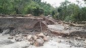 Quebrada Cupiagüera derribó 50 metros de vía interna en el acceso al CPF Cupiagua