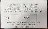 Lista logística electoral para plebiscito por la paz en Casanare